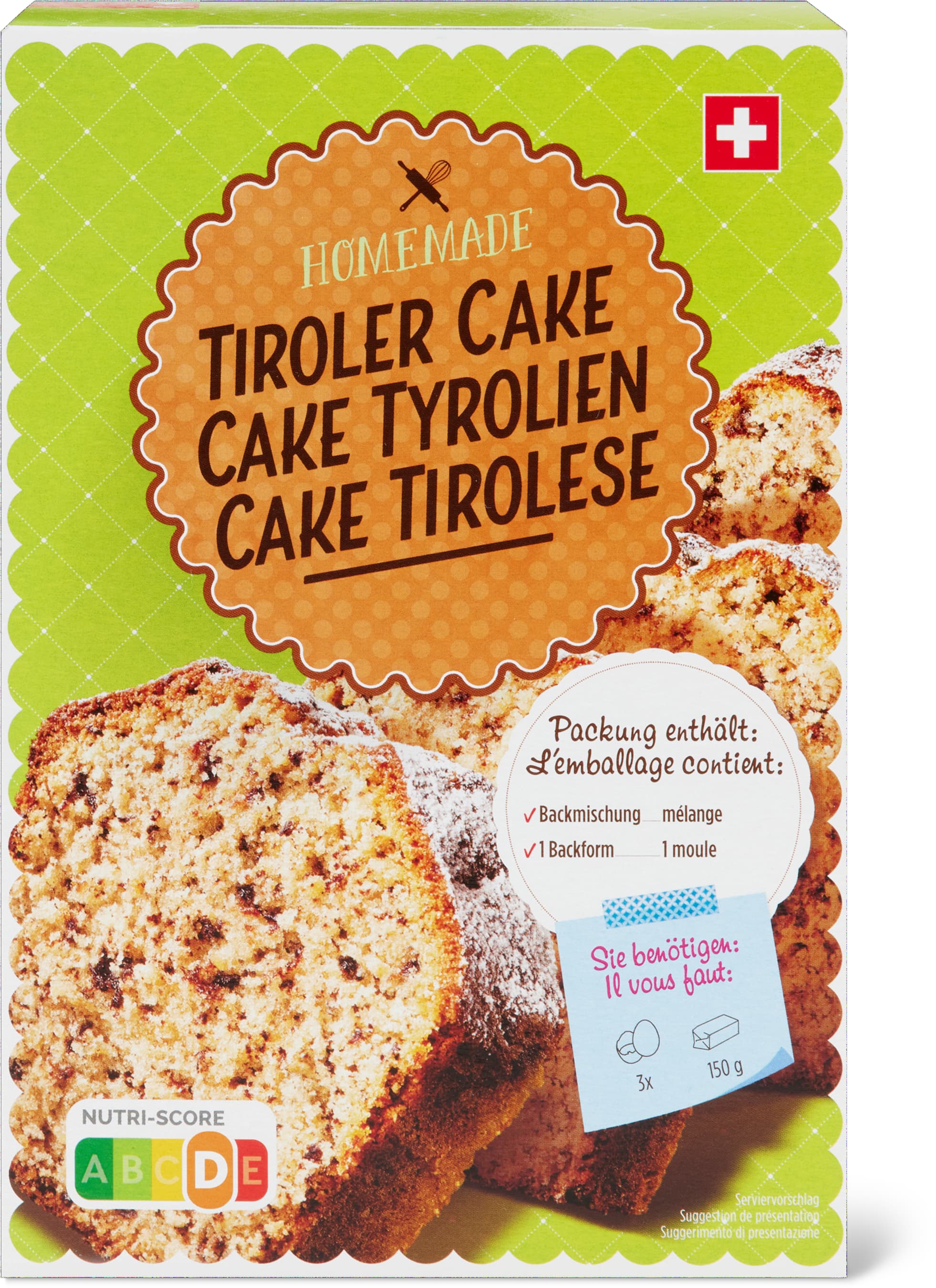 Cake tirolese